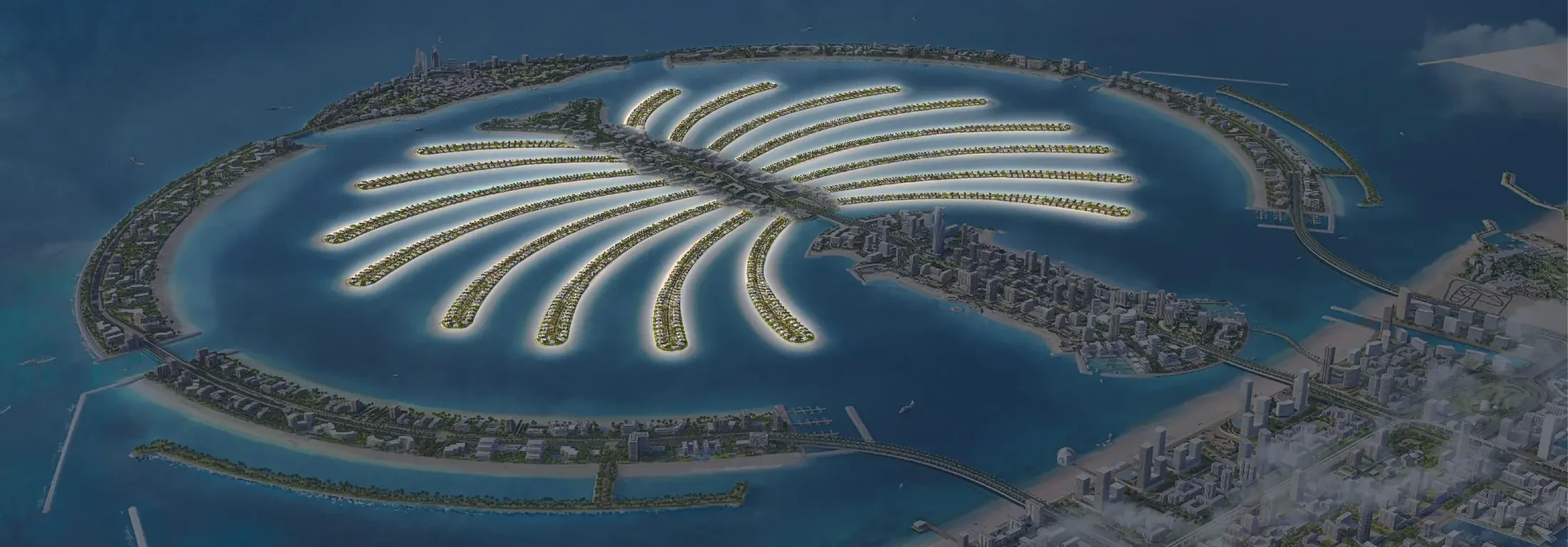 Palm Jebel Ali conceptual frond masterplan